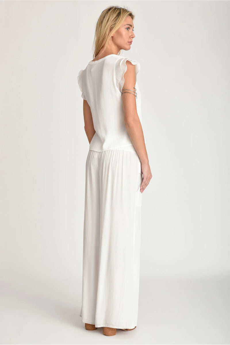 Muche & Muchette Mazzy Palazzo Pant in White