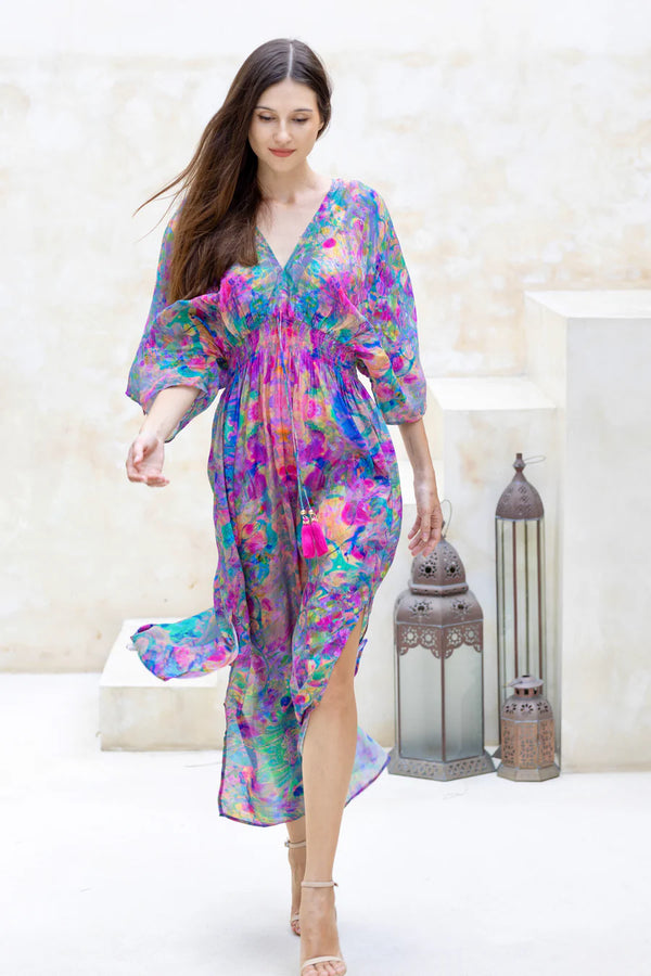 Sophia Alexia Fantasia Capri Kimono Dress