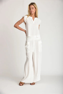 Muche & Muchette Mazzy Palazzo Pant in White