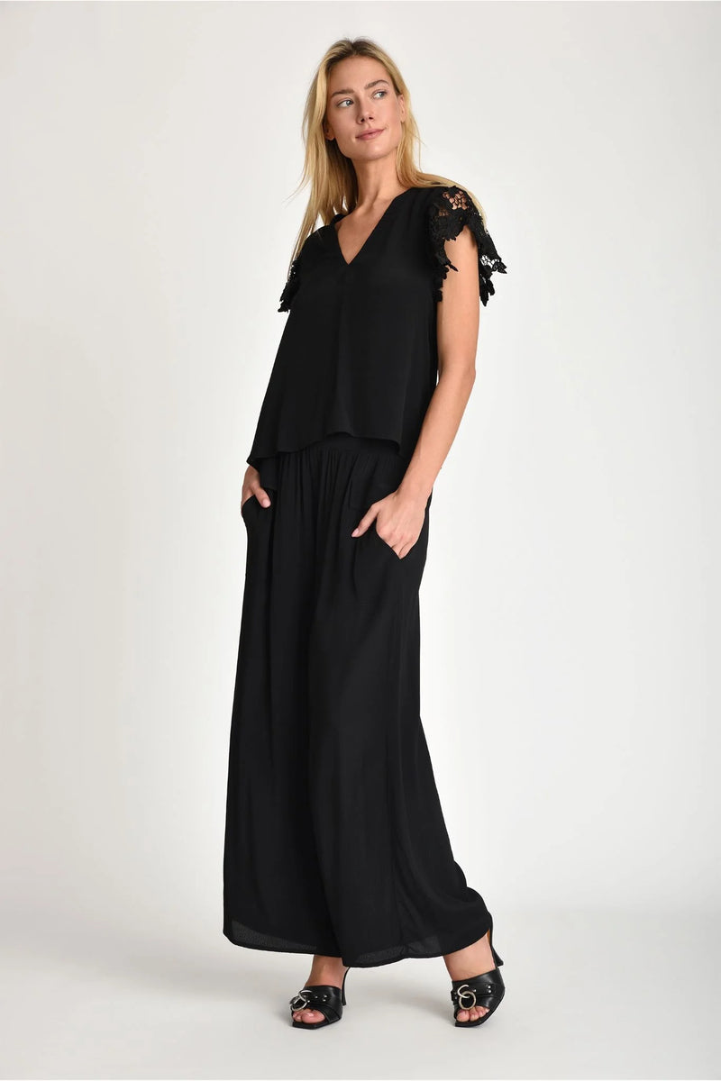 Muche & Muchette Mazzy Palazzo Pant in Black