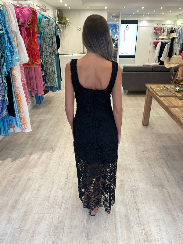 Waimari Kim Maxi Dress in Black