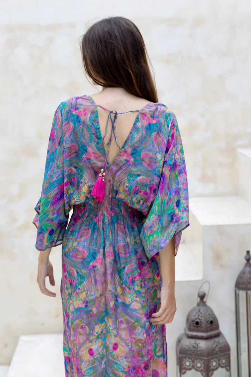 Sophia Alexia Fantasia Capri Kimono Dress