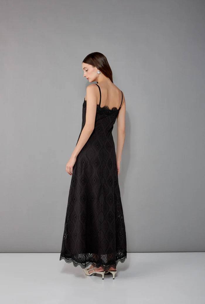 Waimari Thalia Midi Dress Black