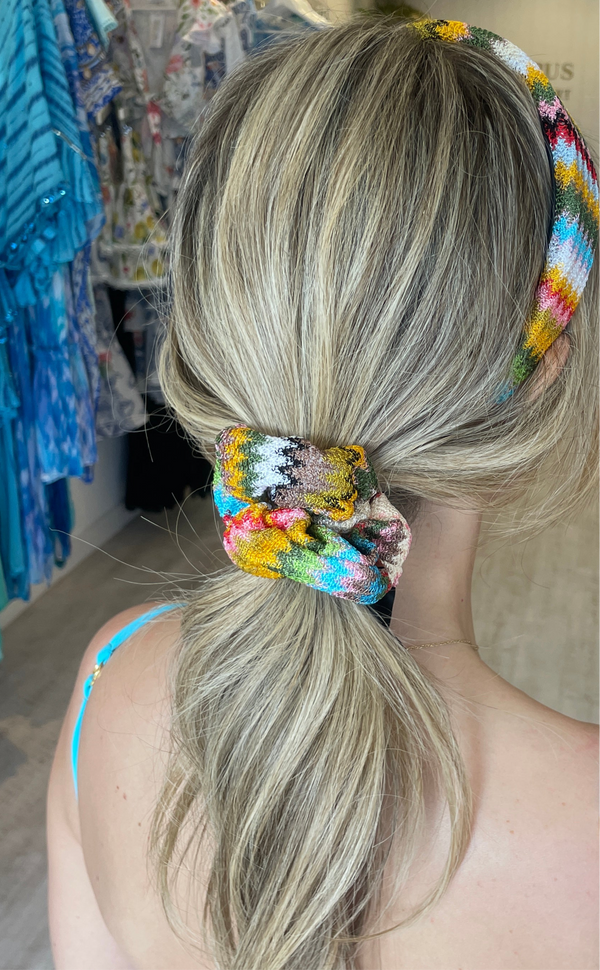 Missoni Scrunchie in Yellow Multi