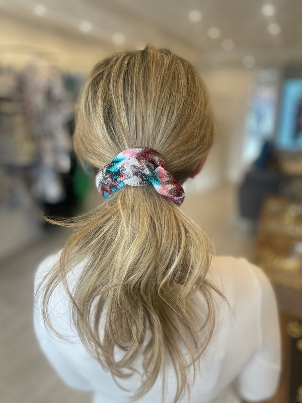 Missoni Scrunchie in Pink and Blue