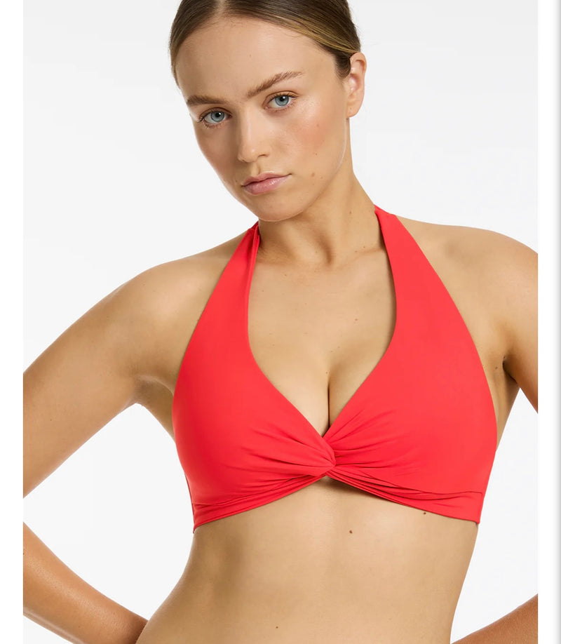 Jets Jetset D/DD Twist Bikini Set Cherry