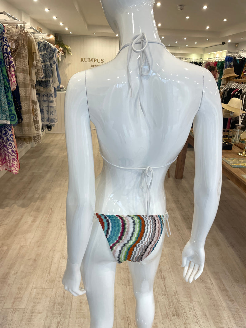 Missoni Lame Wavy Triangle Bikini