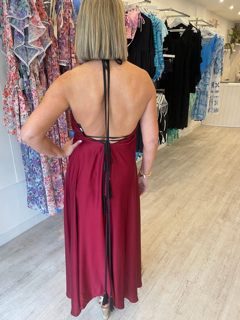 BeachCult Ibiza Dress in Wine