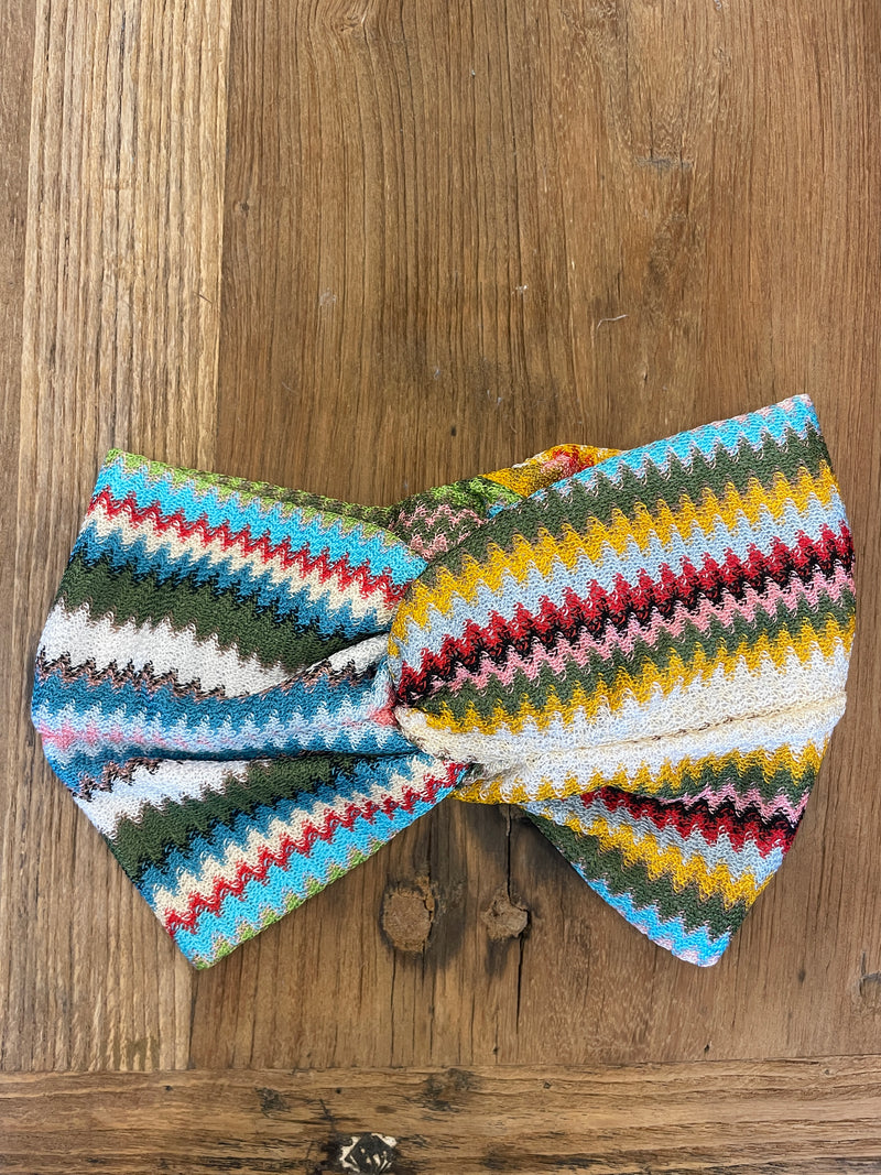 Missoni Zigzag Headband Yellow Multi