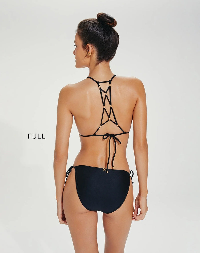 Vix Lucy Bikini Set in Black (full bottom)