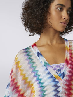 Missoni Bright Lurex Zigzag Fitted Short Kaftan -  FINAL REDUCTIONS