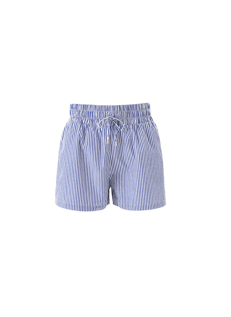 Melissa Odabash Annie Navy Stripe Shorts