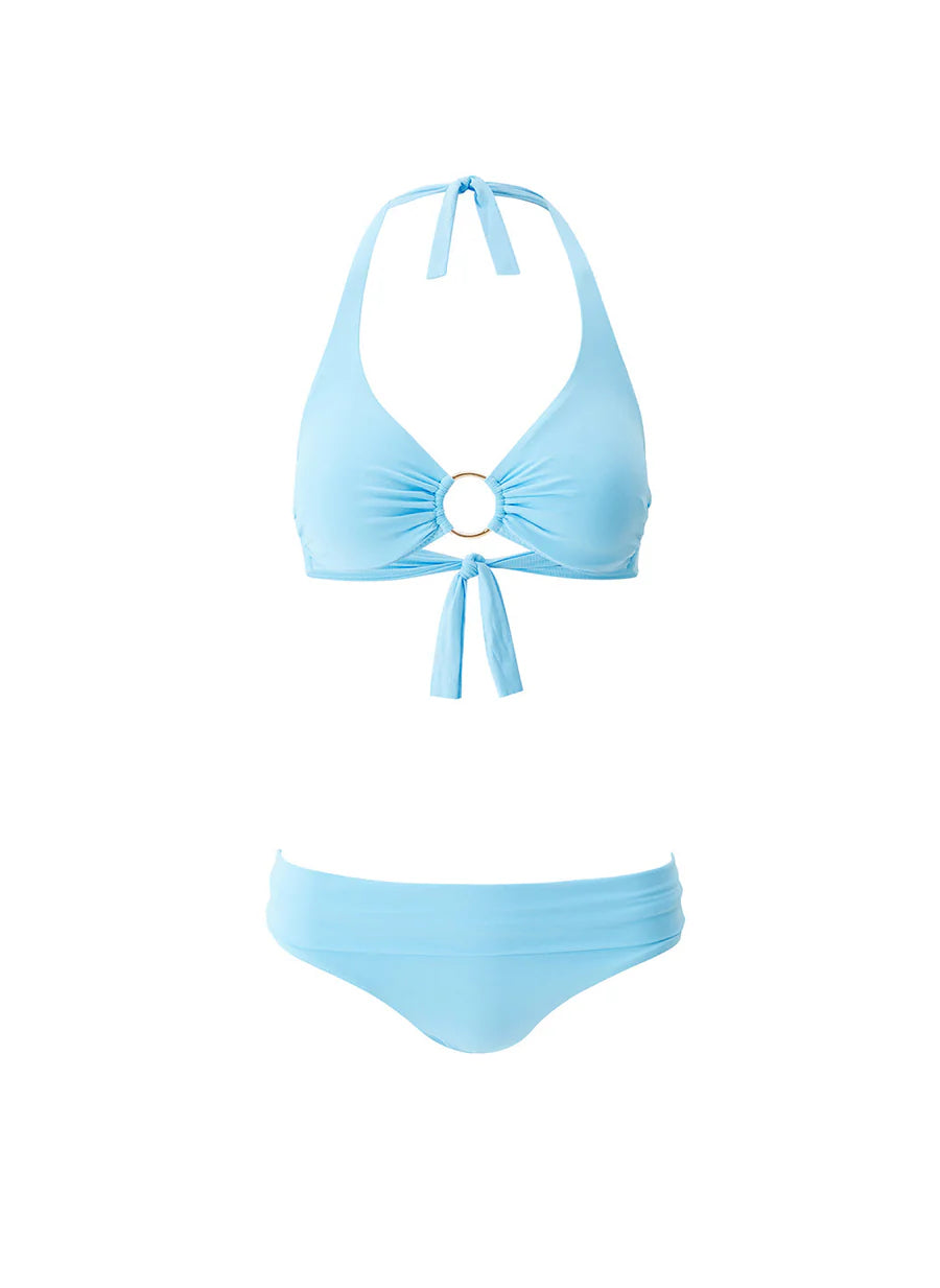 Melissa Odabash Brussels Bikini Set in Celeste