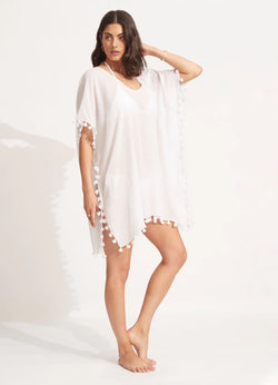 Seafolly Amnesia Kaftan in White 15% OFF