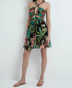 Patbo Tropicalia Cutout Mini Dress 15% OFF